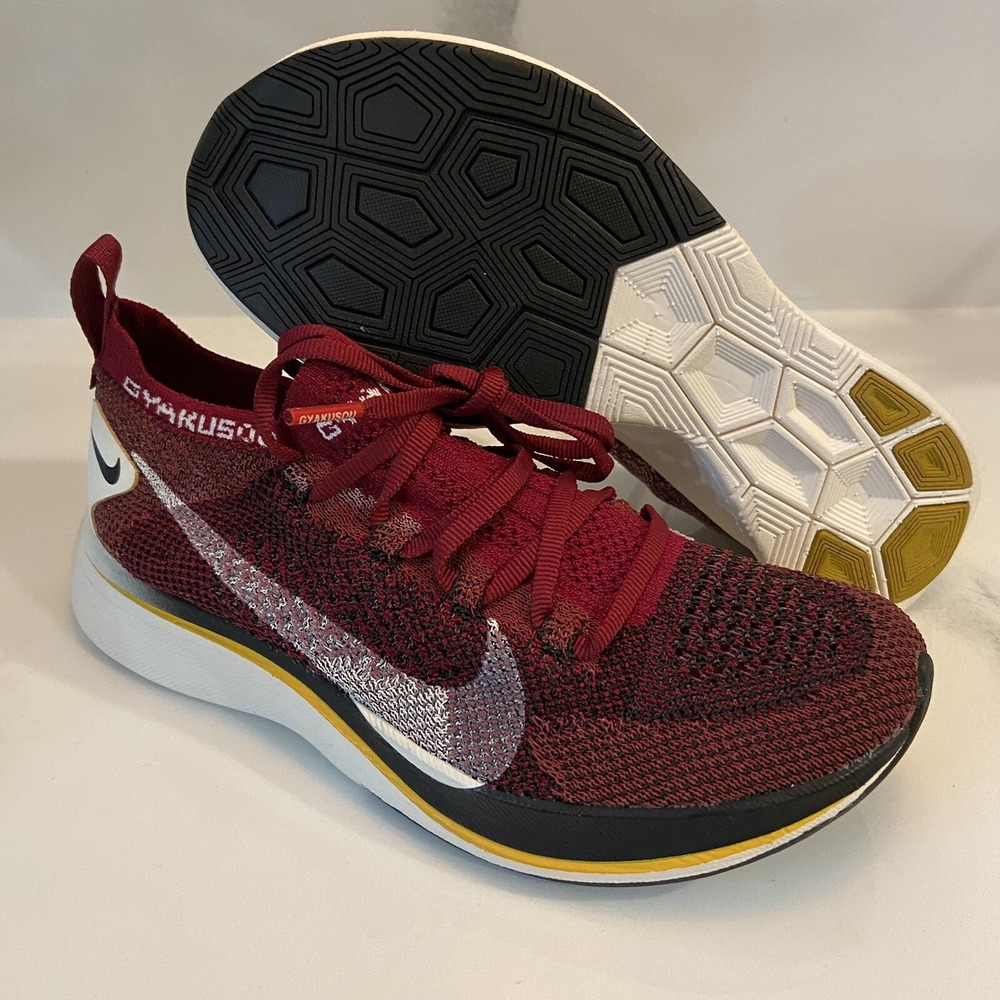 Nike Men’s Maroon Black White Athletic Running Shoes